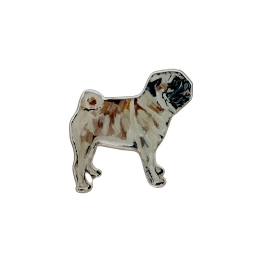 "Pug Fawn" magnet
