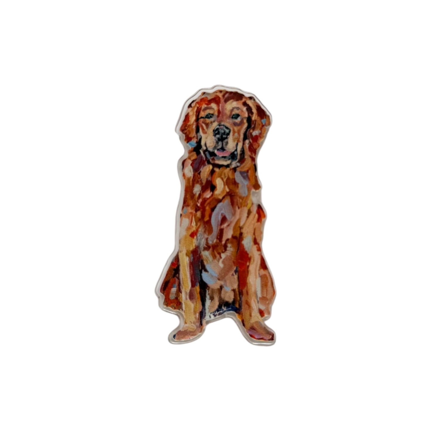 "Golden Retriever Red" magnet