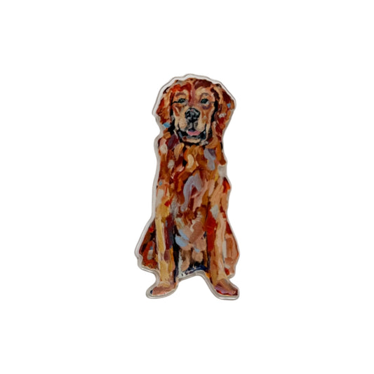 "Golden Retriever Red" magnet