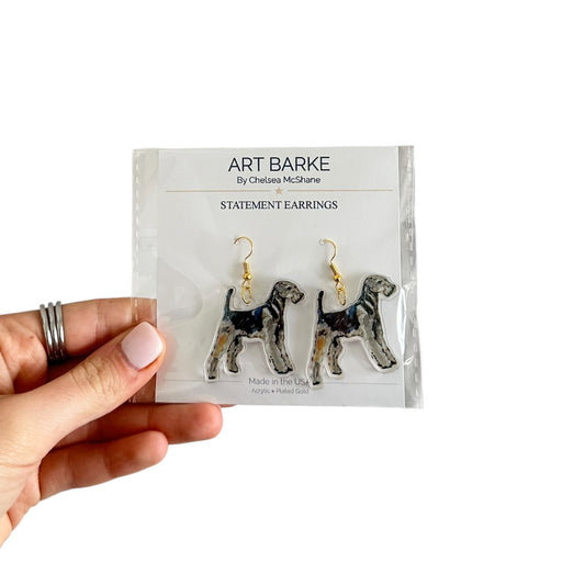 "Airedale" Earrings