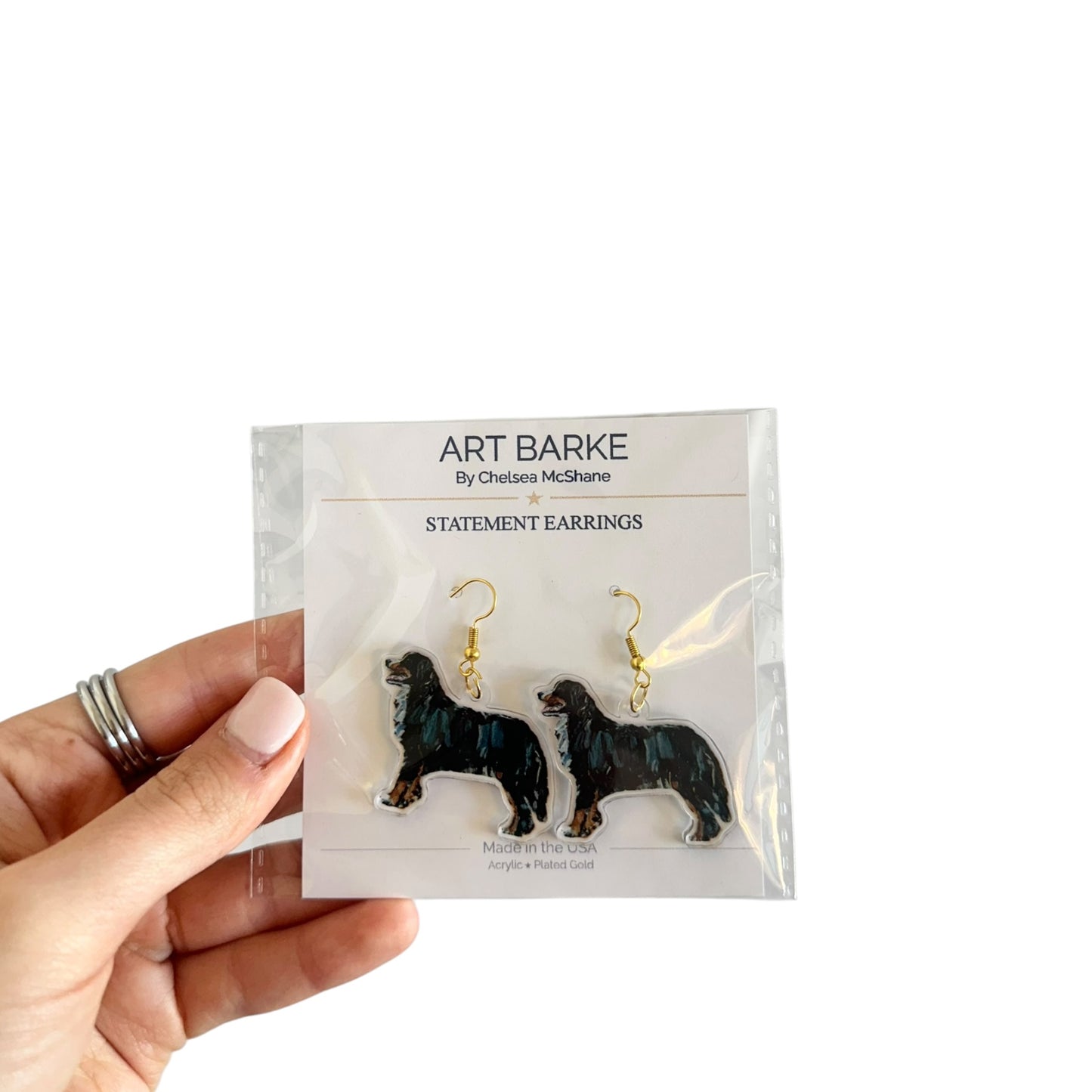 "Bernese Mountain Dog" Earrings