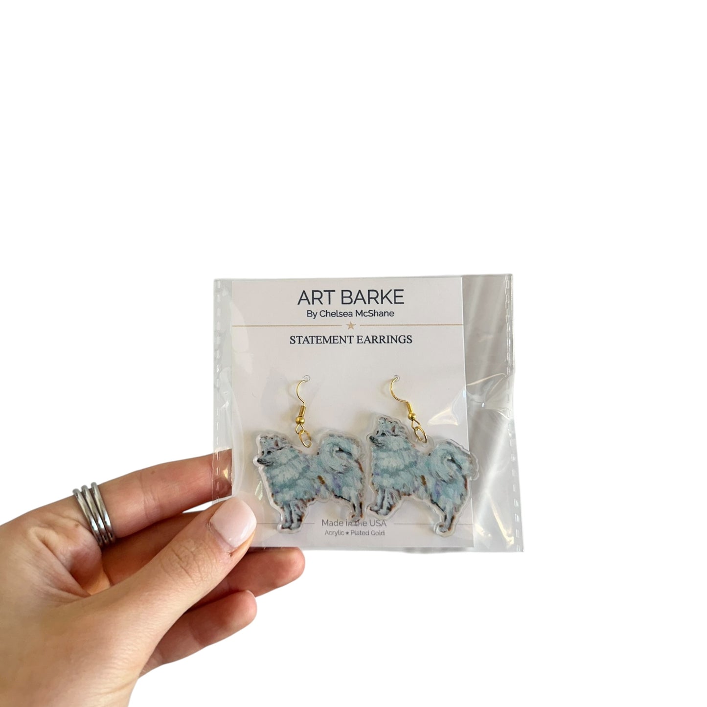 "Samoyed" Earrings