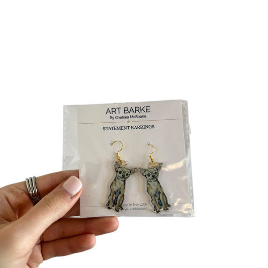 "Chihuahua Light" Earrings