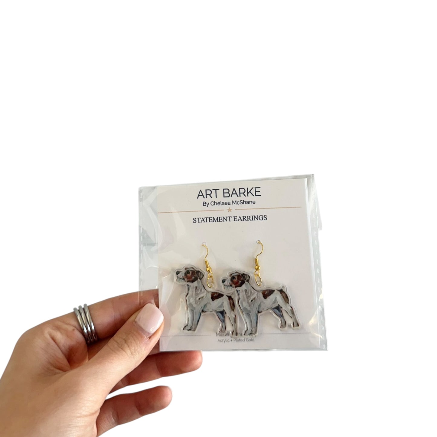 "Jack Russell" Earrings