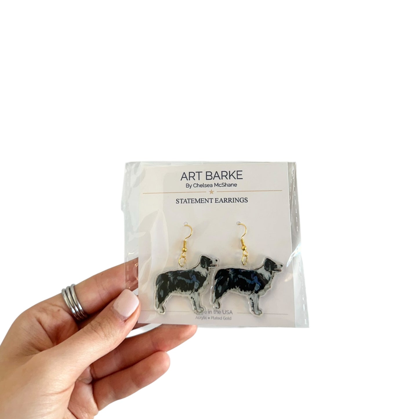 "Border Collie" Earrings