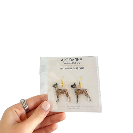 "Boxer" Earrings