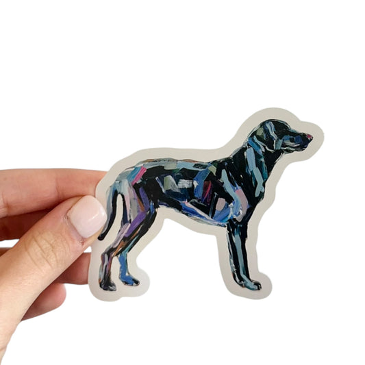 "Lab Black" Sticker