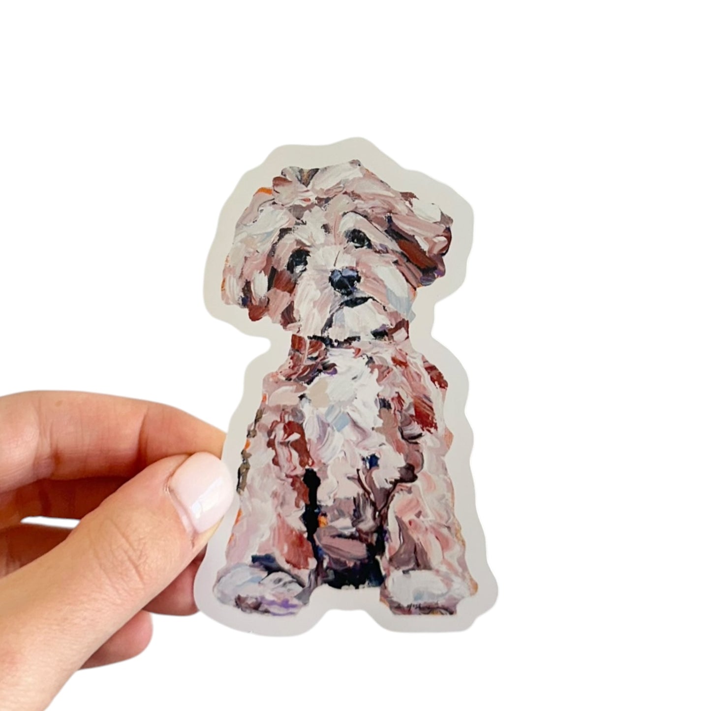 "Maltipoo Apricot" Sticker