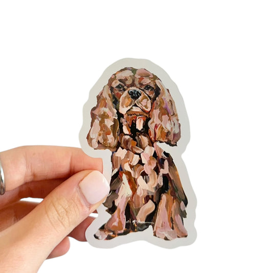 Cavalier King Charles Ruby" Sticker