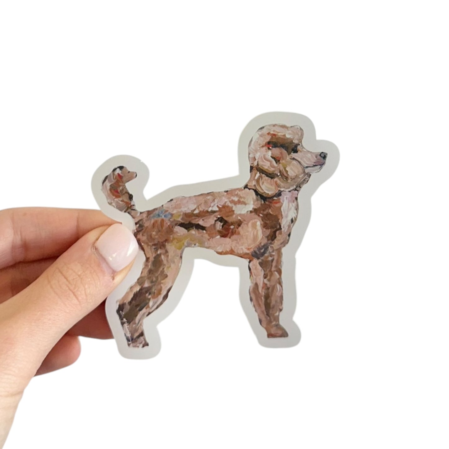 "Poodle Apricot" Sticker