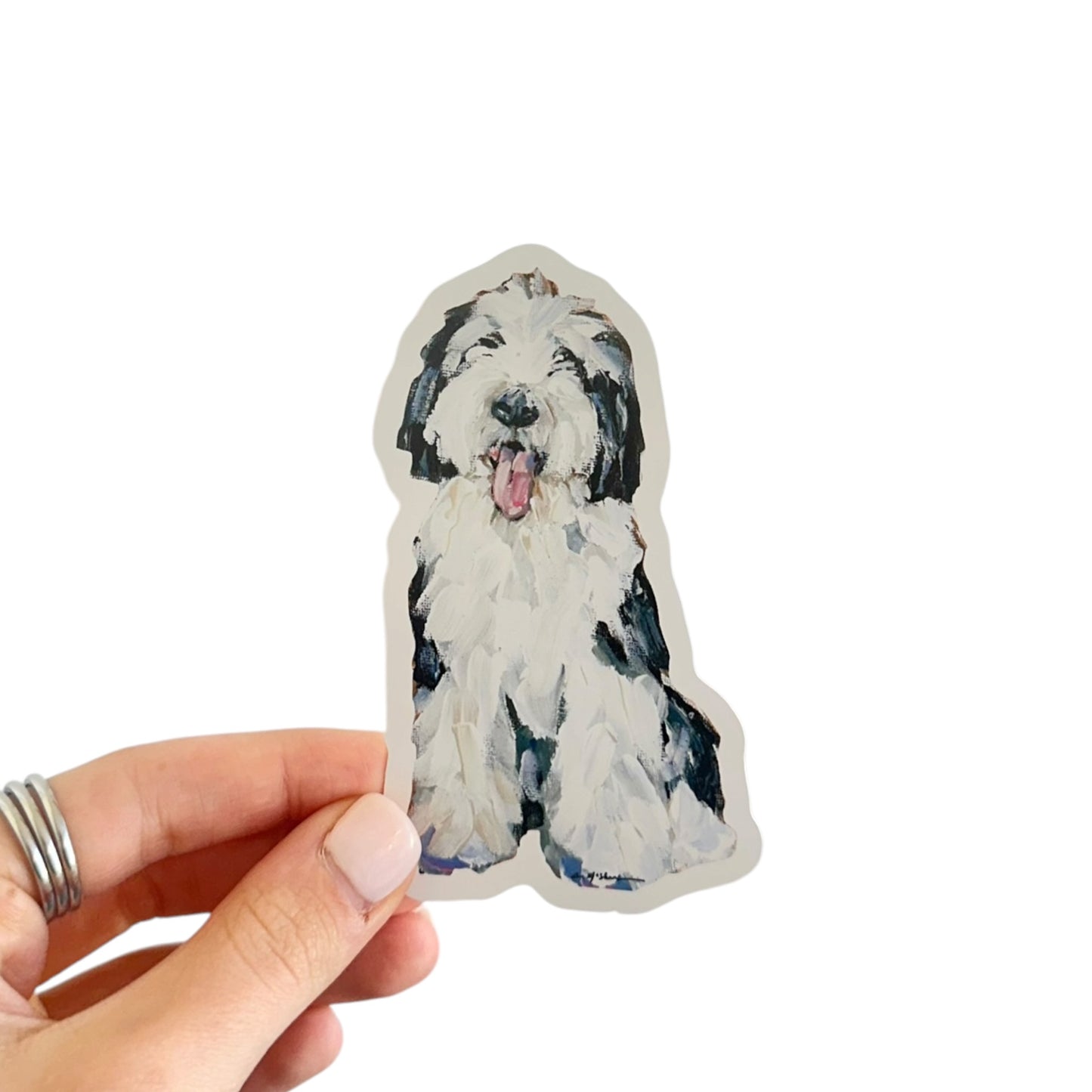 "Sheepadoodle I" Sticker