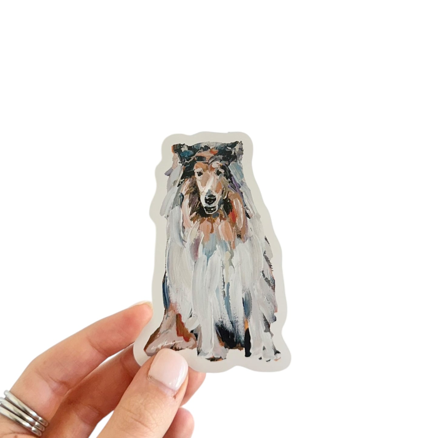 "Rough Collie" Sticker
