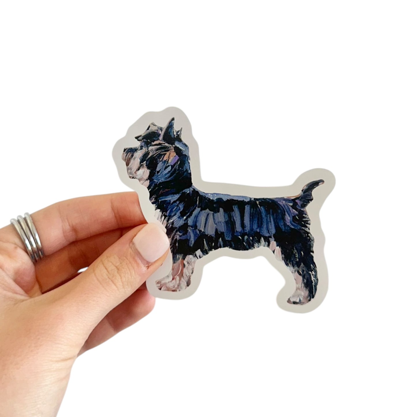"Yorkie Black & Tan" Sticker