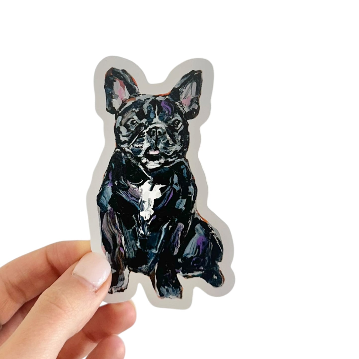 "Frenchie Black" Sticker