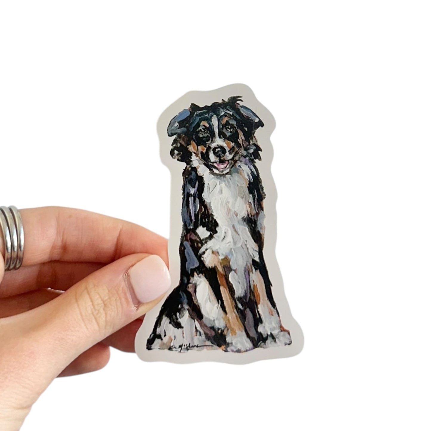 "Australian Shepherd Tri" Sticker