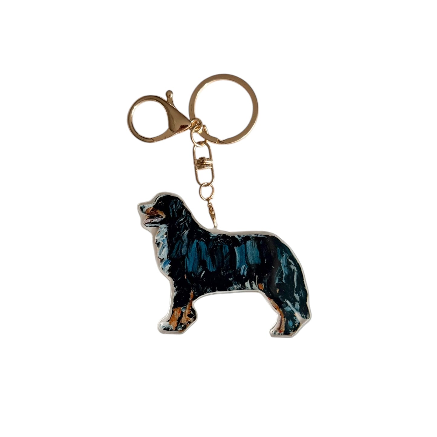 "Bernese Mountain Dog" bag charm