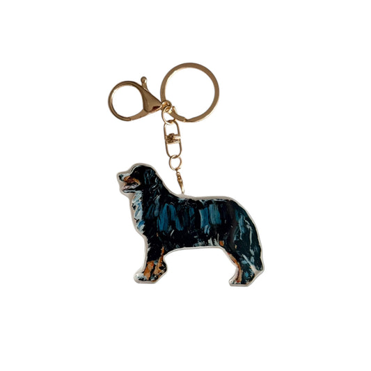 "Bernese Mountain Dog" bag charm