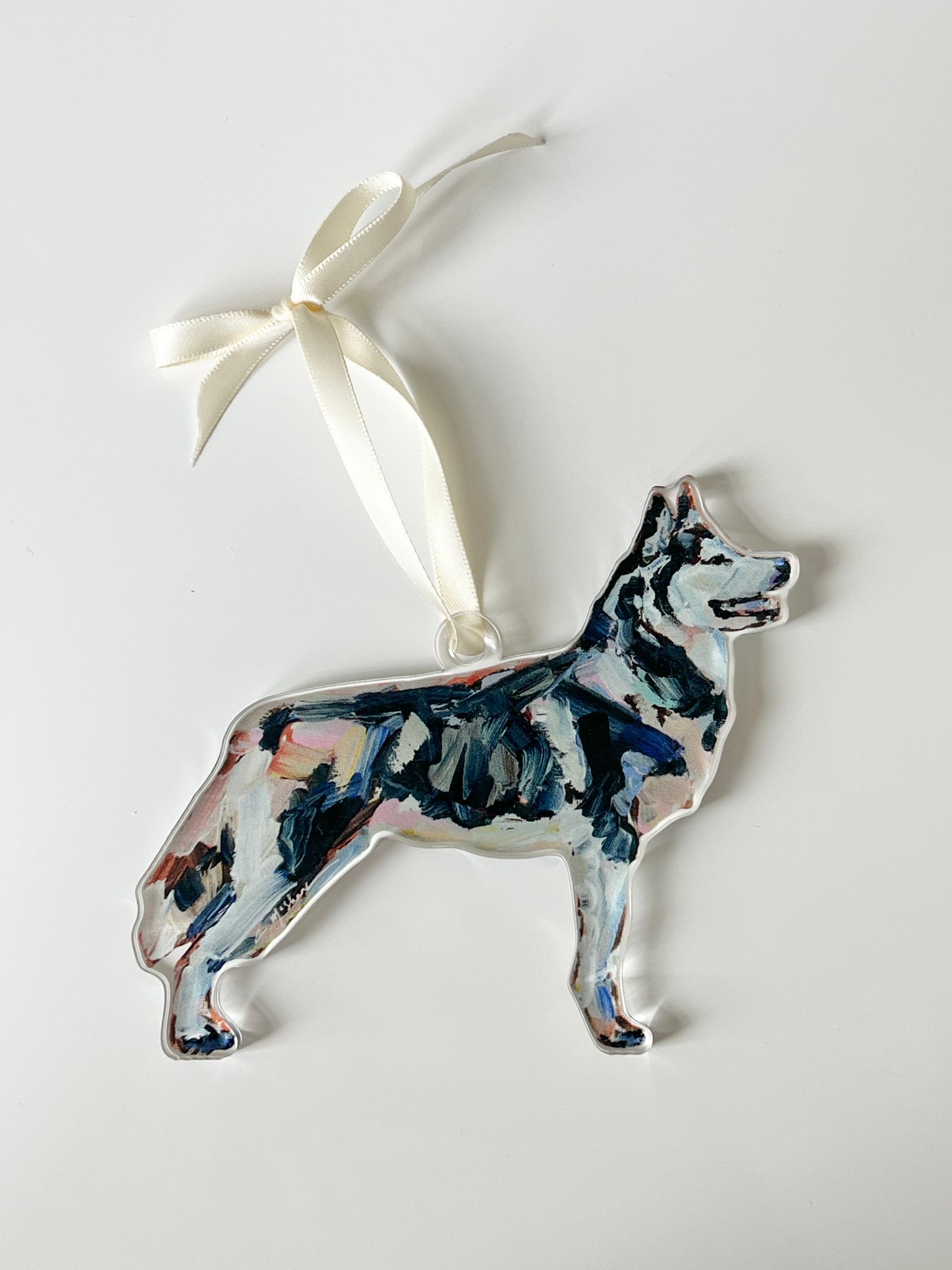 "Siberian Husky" Ornament (Mix + Match 10 MOQ)