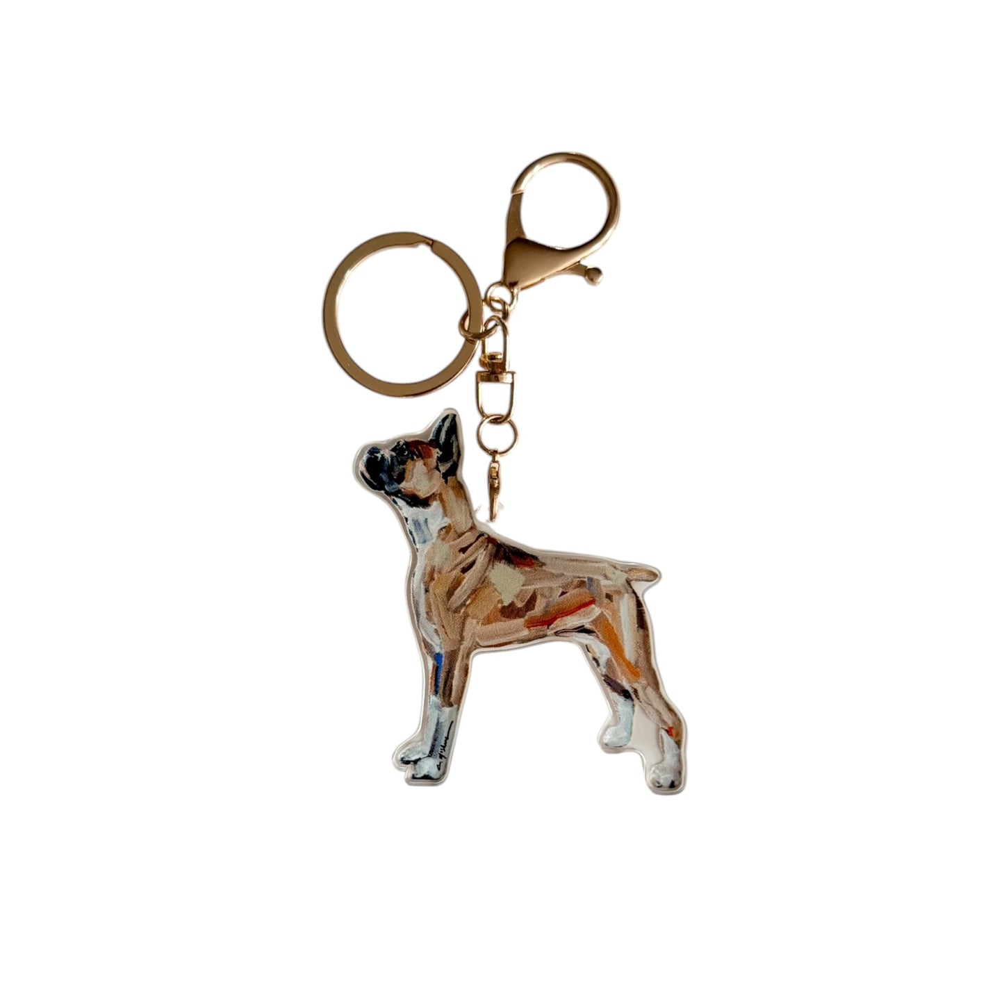 "Boxer" bag charm