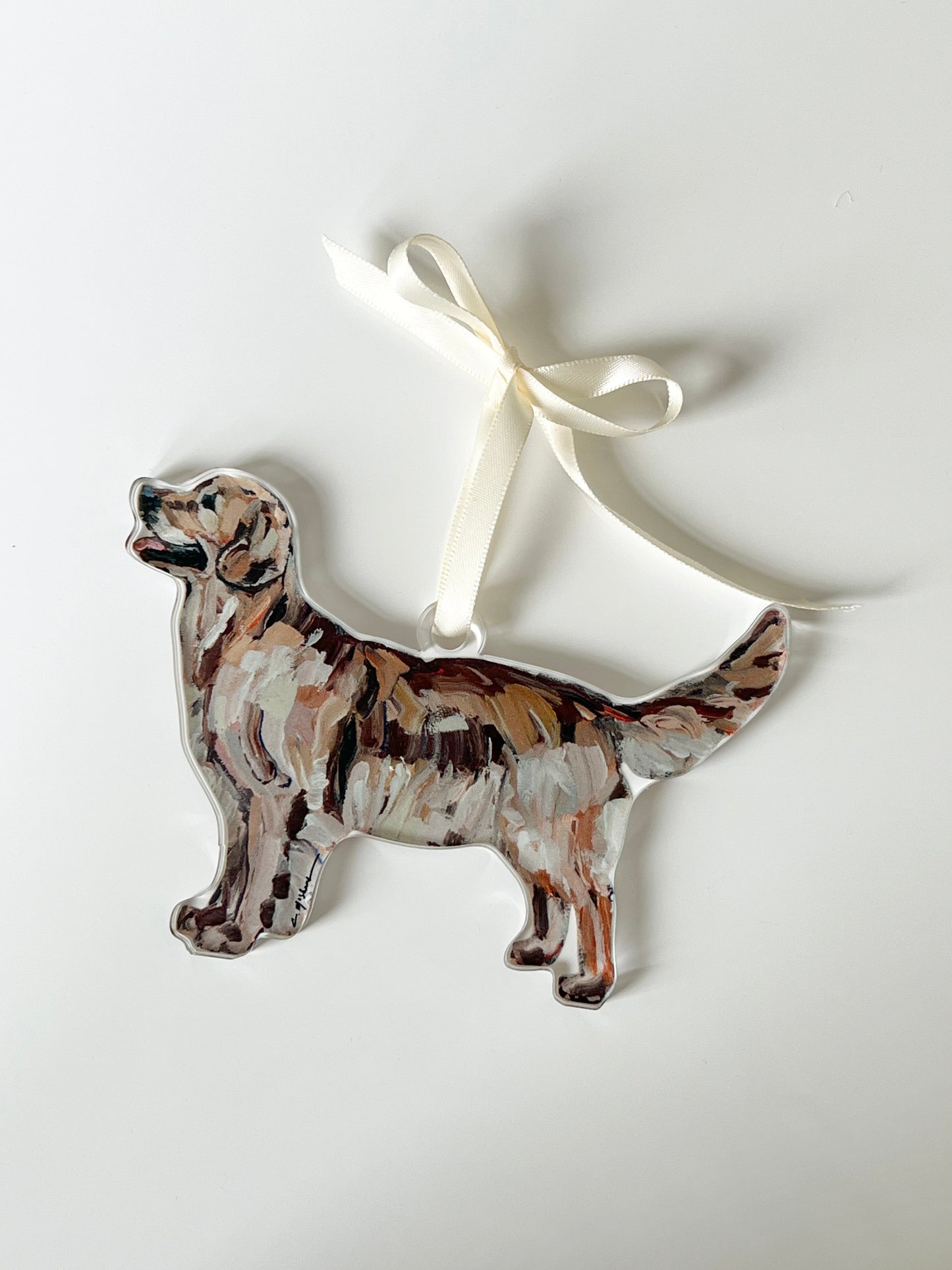 Golden Retriever Dark (Ornament)