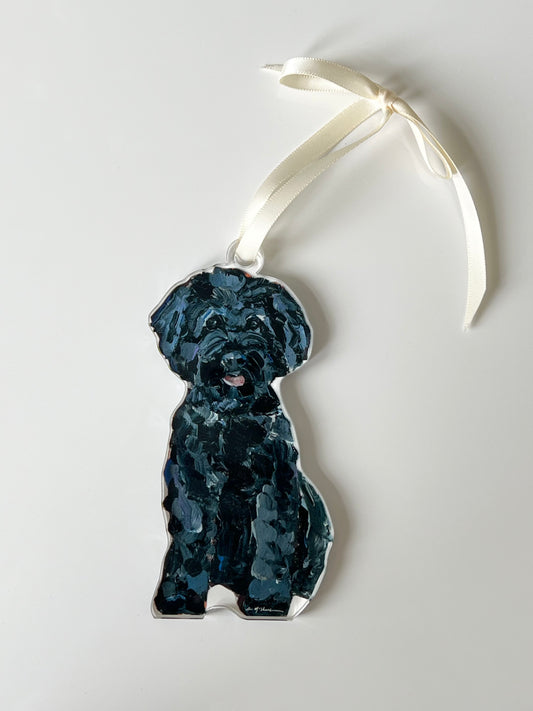 "Small Black Dog" Ornament (Mix + Match 10 MOQ)