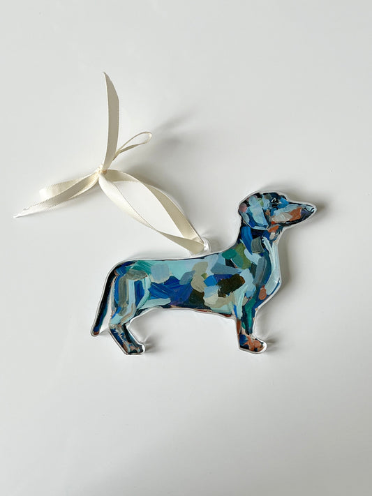Dachshund Abstract (Ornament)