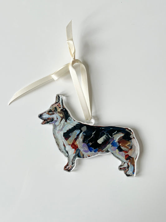 "Corgi Tri" Ornament (Mix + Match 10 MOQ)
