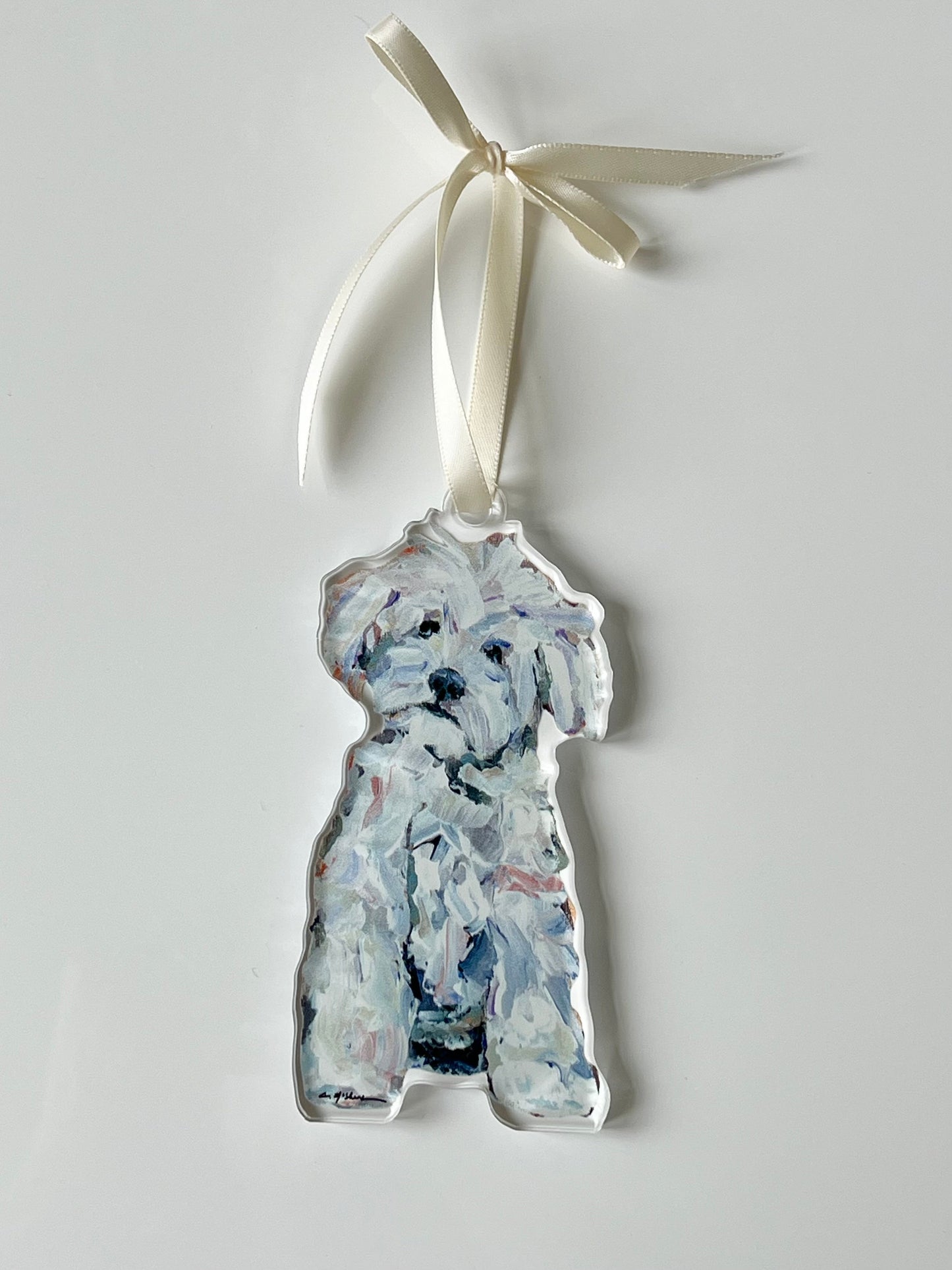 Maltipoo White (Ornament)