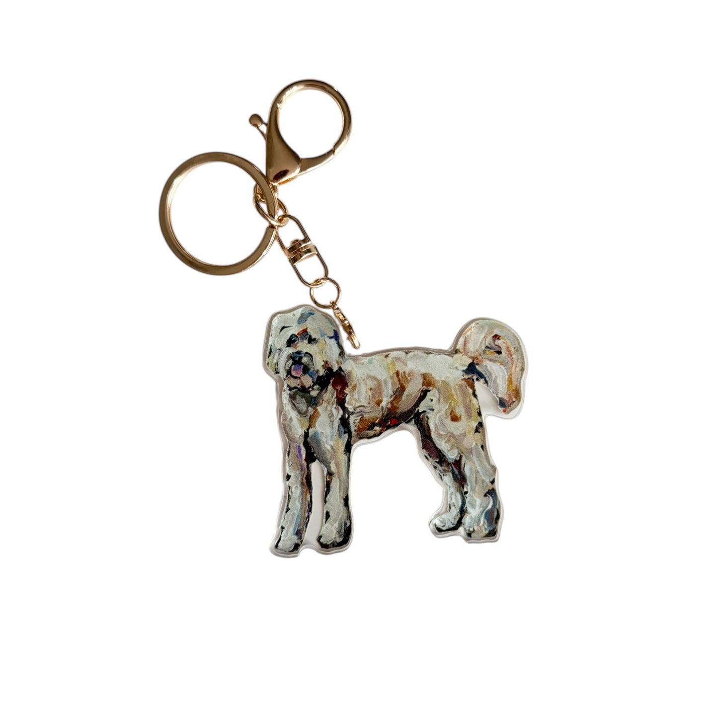 "Doodle Love" bag charm