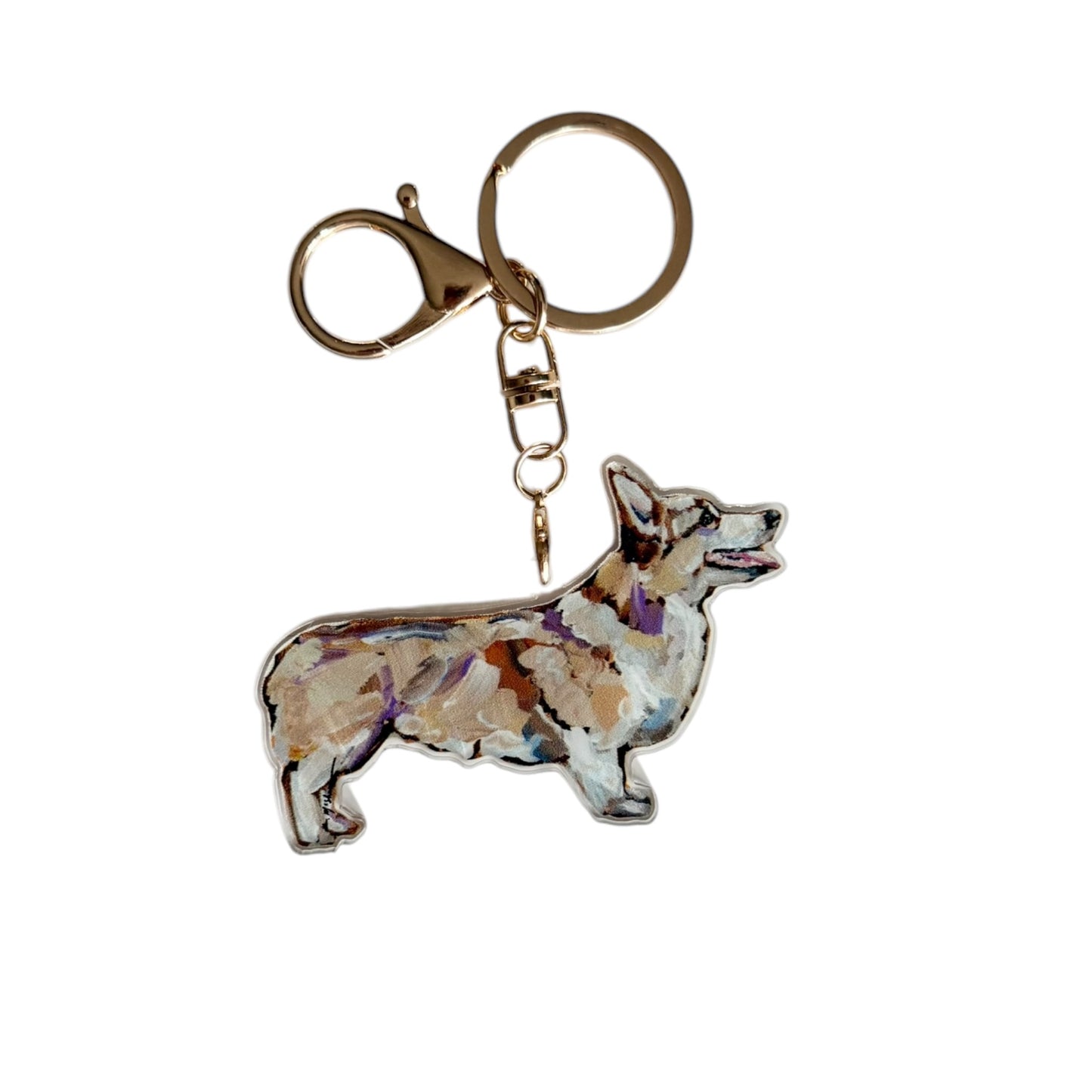 "Corgi Blonde" bag charm