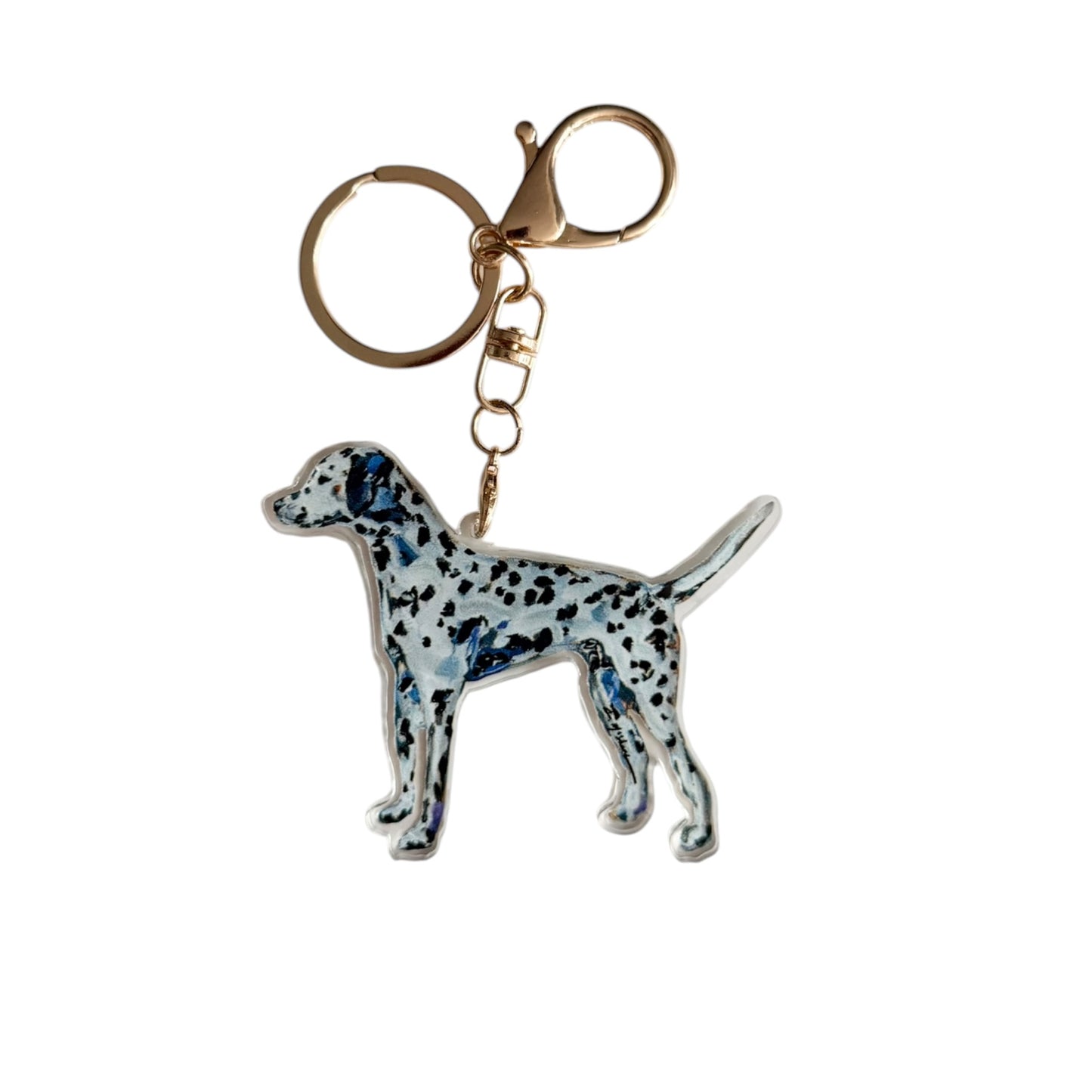 "Dalmatian" bag charm