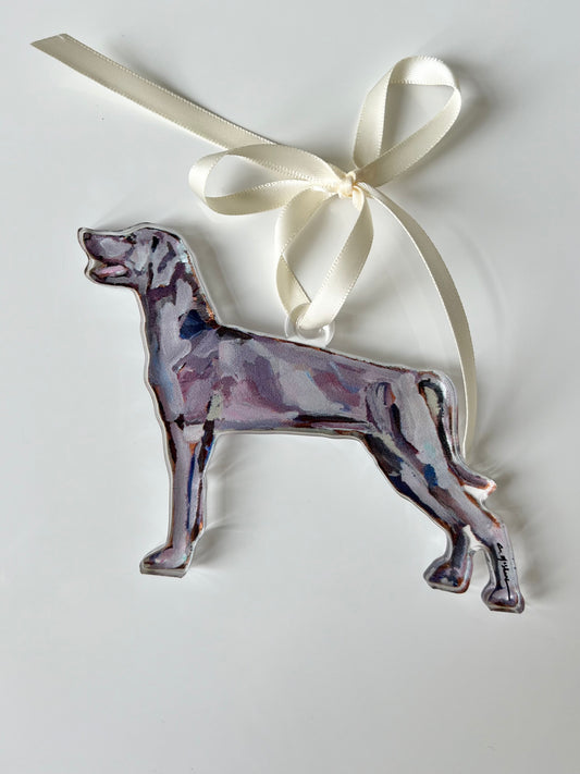 "Weimaraner" Ornament (Mix + Match 10 MOQ)