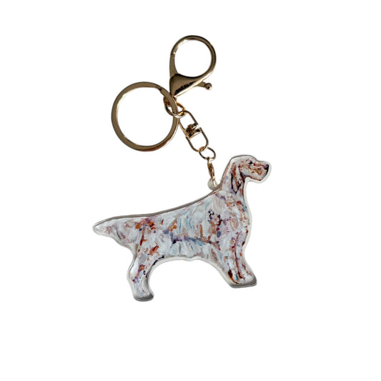 "English Setter Light" bag charm