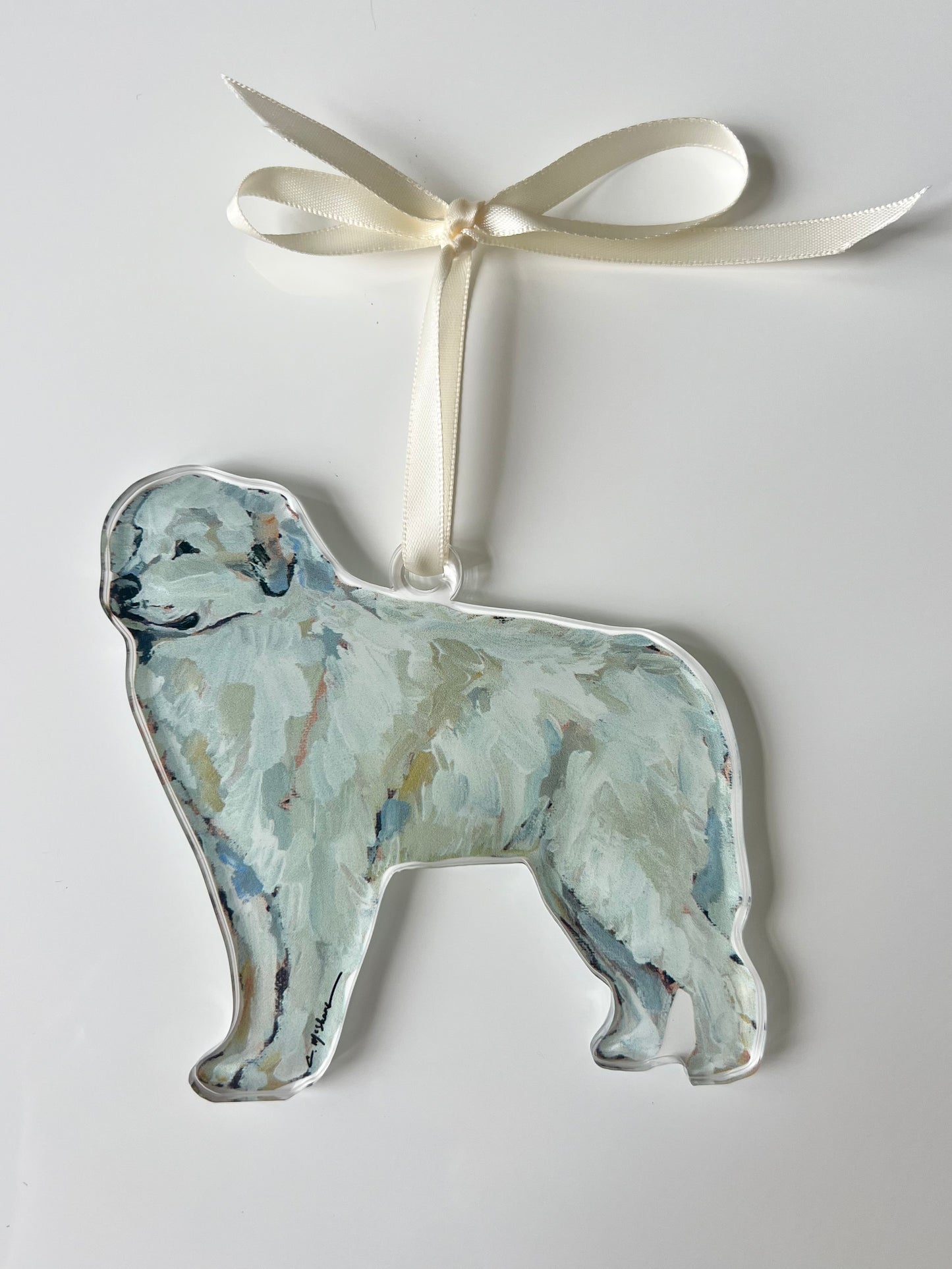 "Great Pyrenees" Ornament (Mix + Match 10 MOQ)