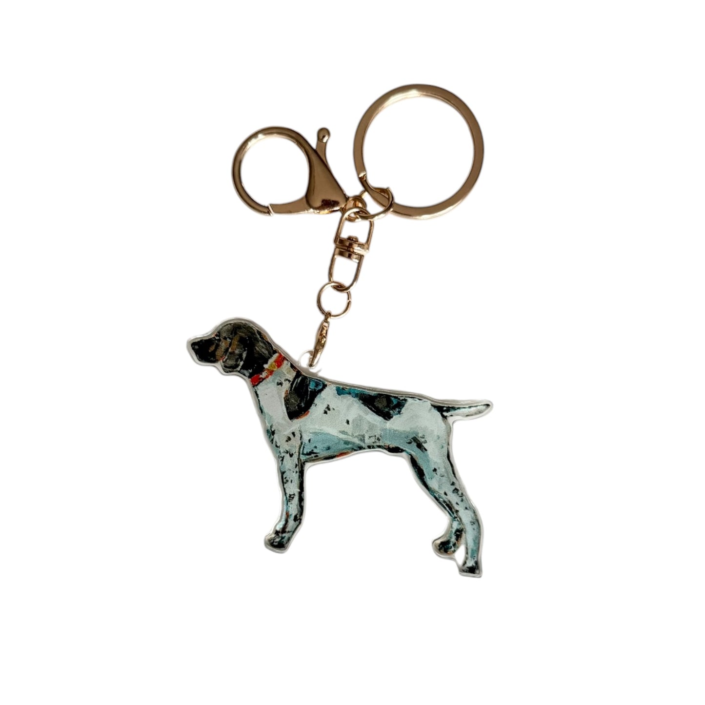 "German Shorthaired Pointer Standing" bag charm