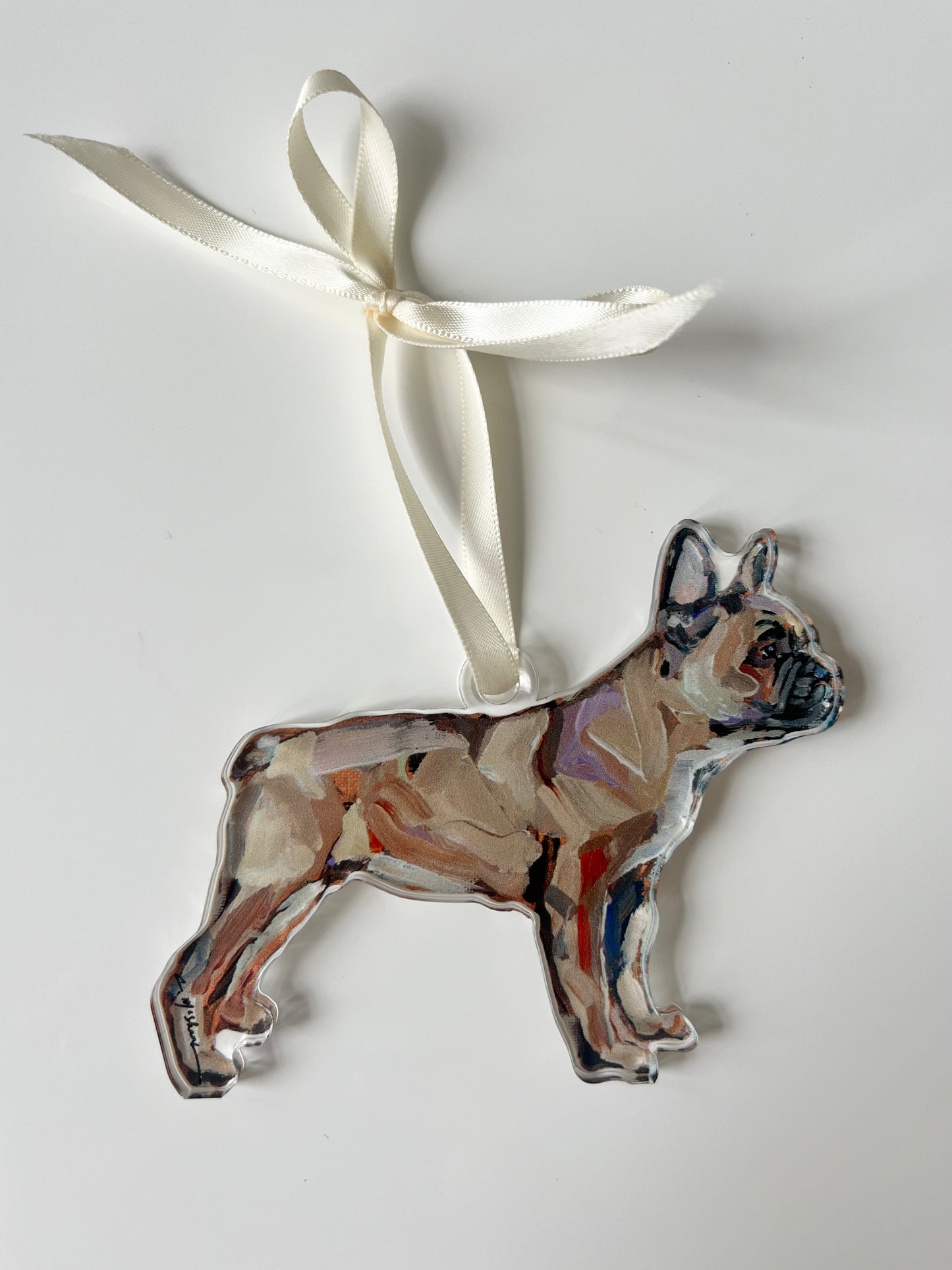 "French Bulldog Blonde" Ornament (Mix + Match 10 MOQ)