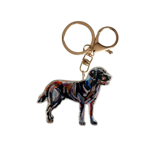 "Lab Chocolate" bag charm