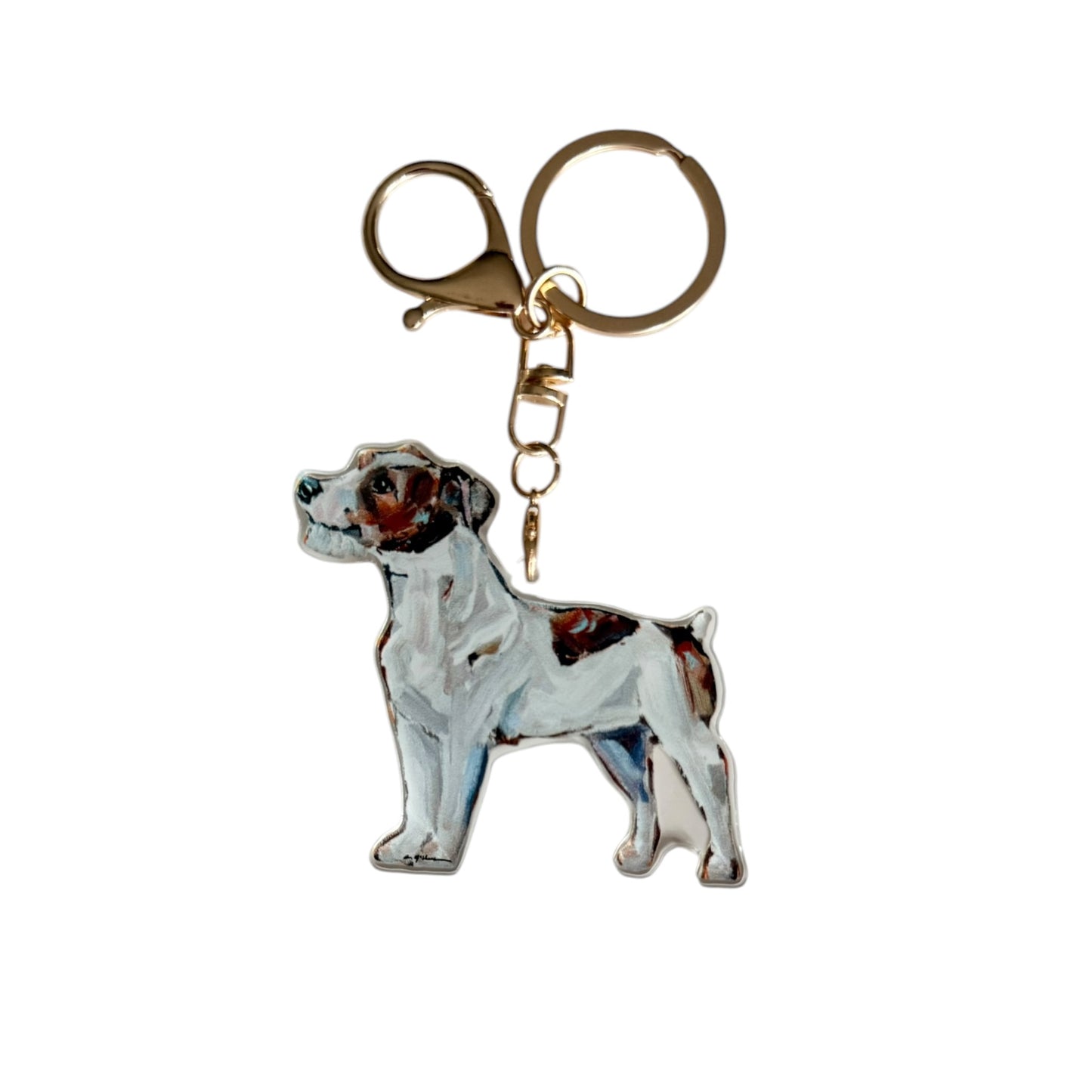 "Jack Russell" bag charm