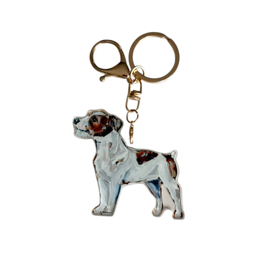 "Jack Russell" bag charm
