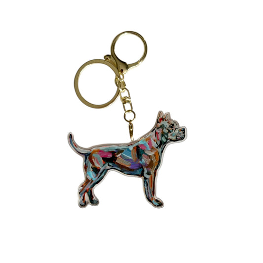"Pitbull" bag charm