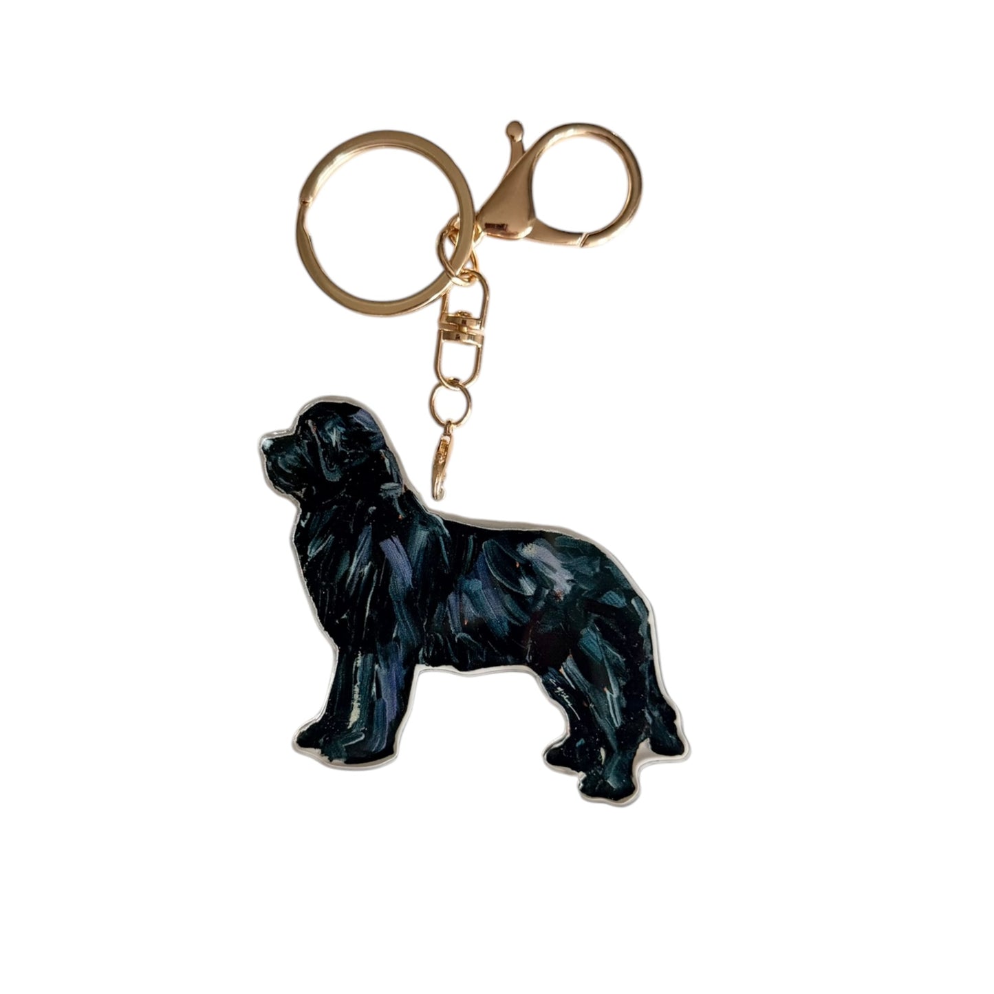 "Newfoundland Black" bag charm