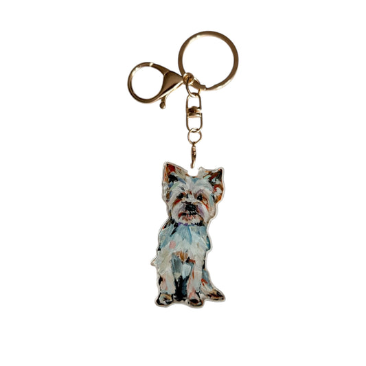 "Yorkie Light" bag charm