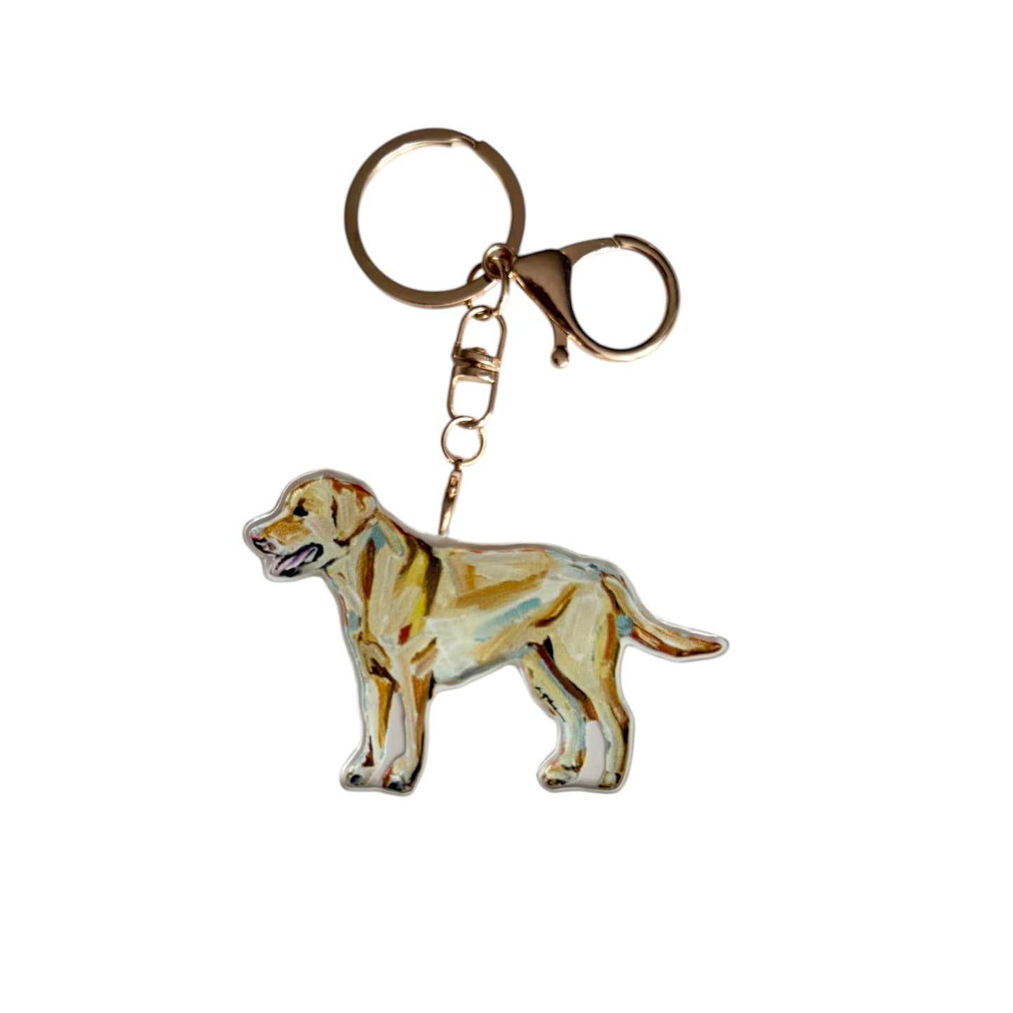 "Lab Yellow" bag charm