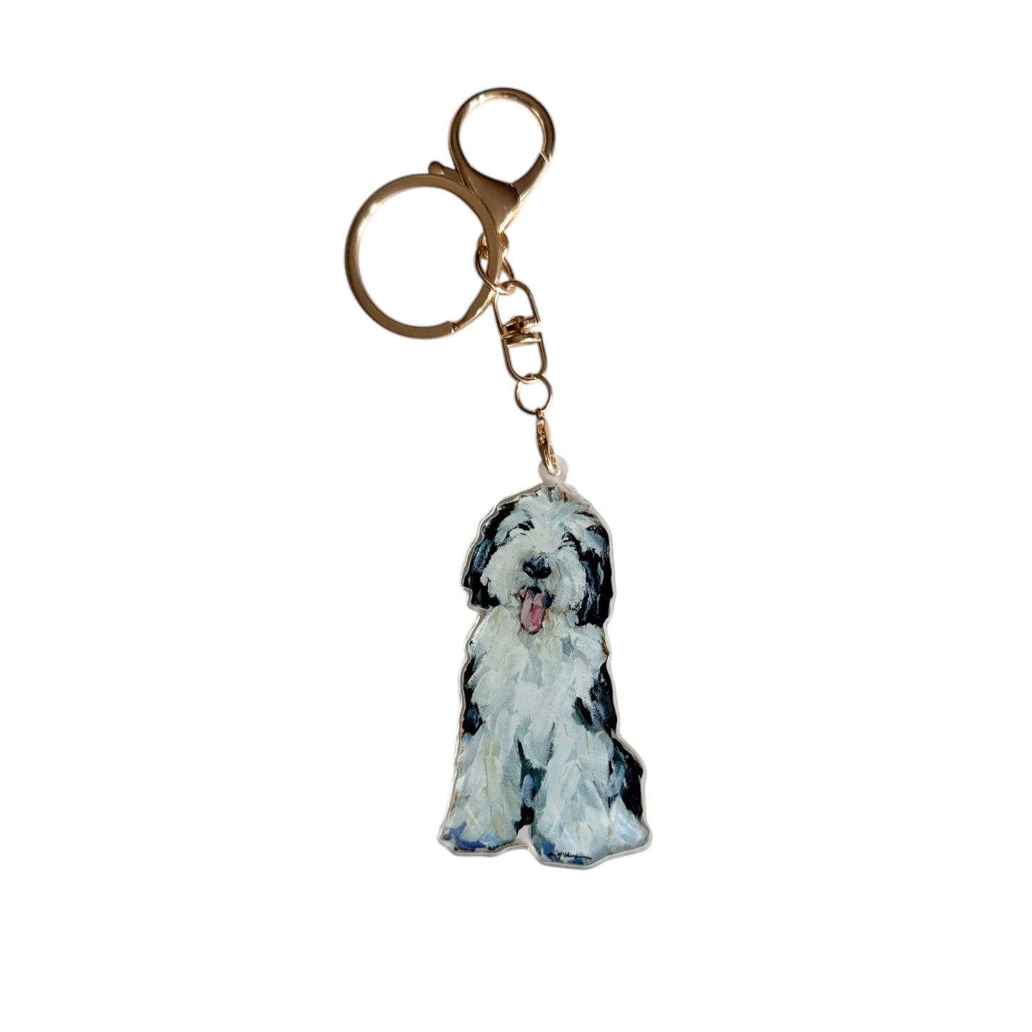 "Sheepadoodle" bag charm