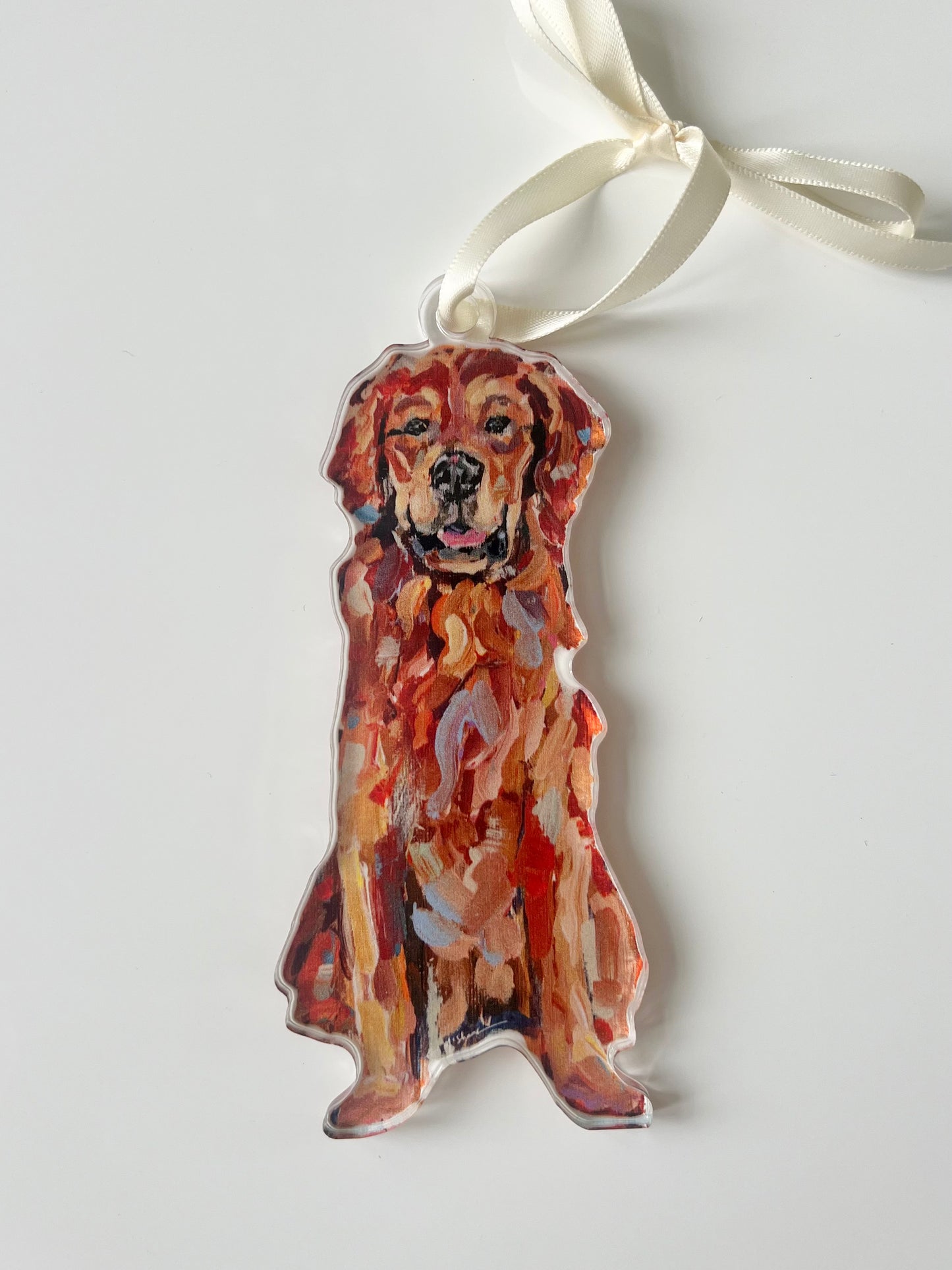 "Golden Retriever Red" Ornament (Mix + Match 10 MOQ)