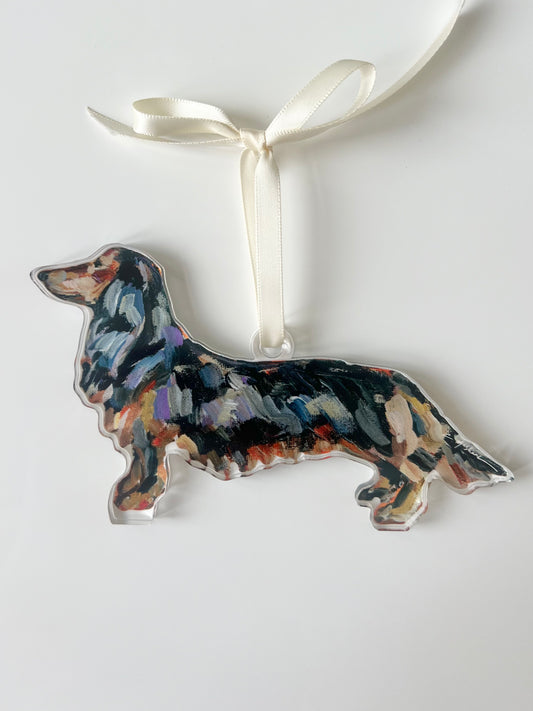 "Dachshund Black and Tan" Ornament (Mix + Match 10 MOQ)