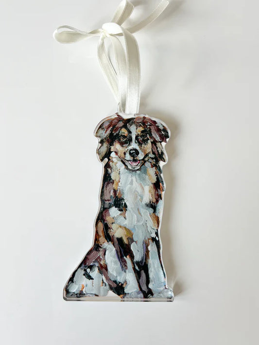 "Australian Shepherd Red" Ornament (Mix + Match 10 MOQ)