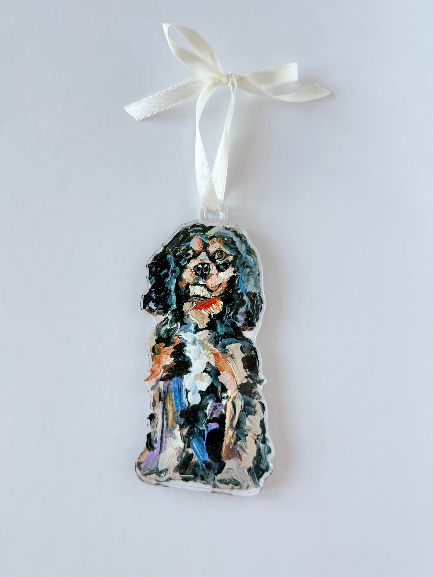 "Cavalier King Charles BT" Ornament (Mix + Match 10 MOQ)