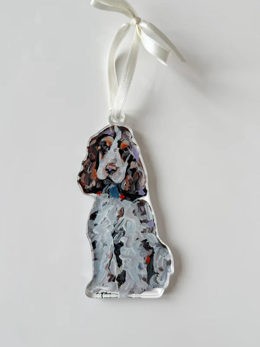 "English Cocker Spaniel Tri" Ornament (Mix + Match 10 MOQ)
