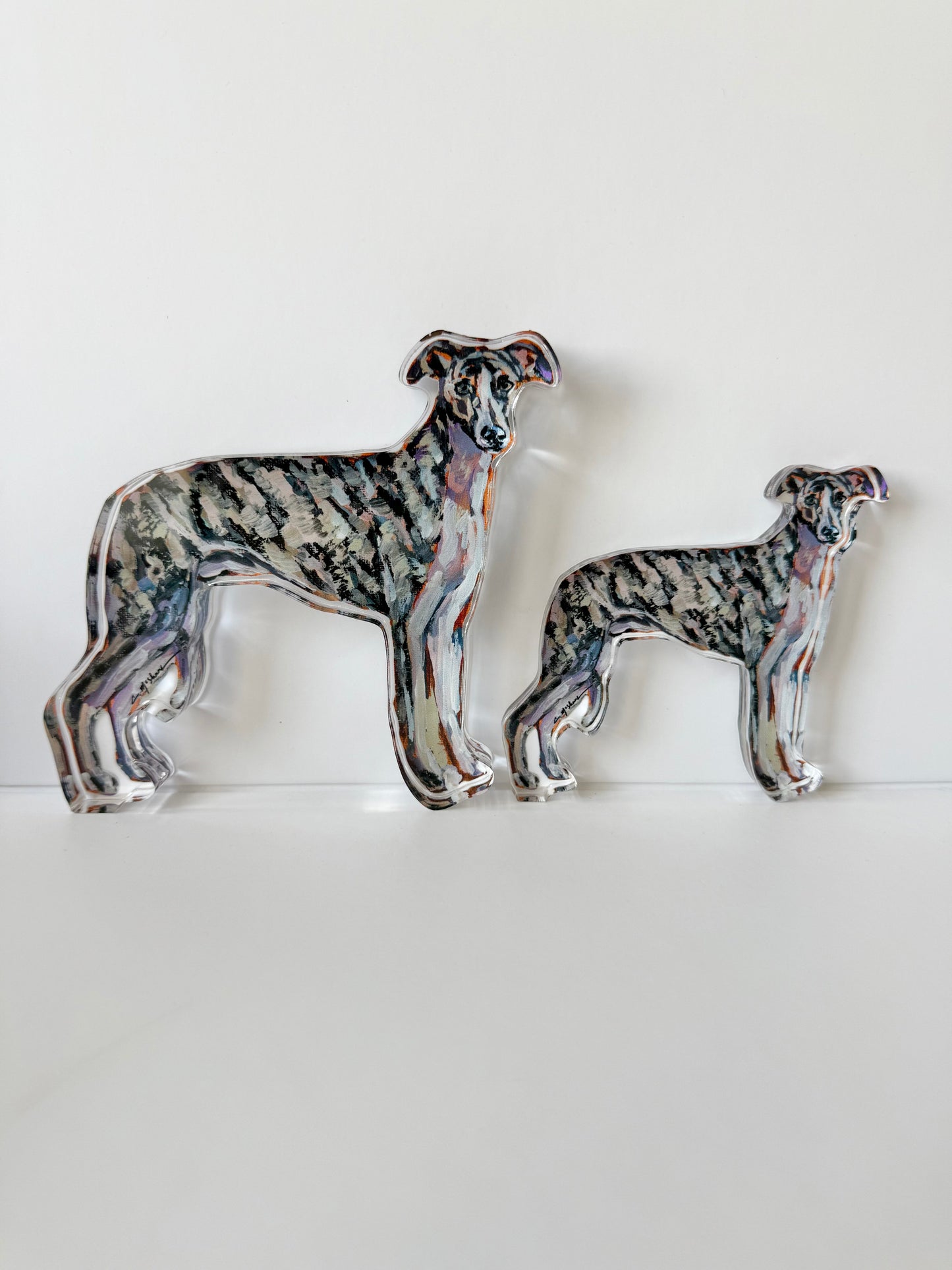 "Whippet" acrylic